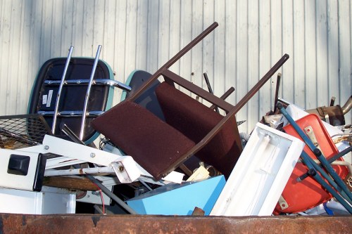 Construction site with waste clearance services in Walthamstow